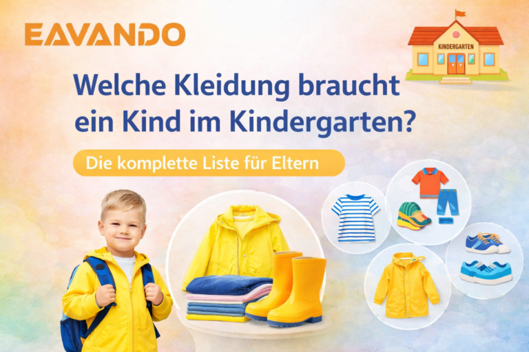 Kleidung für den Kindergarten